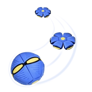 Magisk frisbee UFO bold med lys - Blå