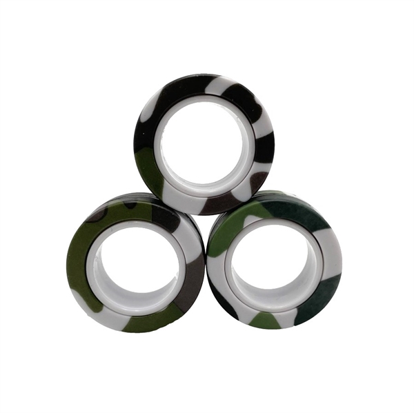 Magnetisk fidget spinner - 3 stk per sæt - Camouflage