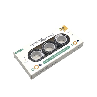 Magnetisk fidget spinner - 3 stk per sæt - Sort og hvid