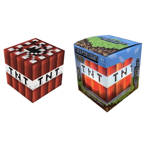 Genopladelig Minecraft TNT lampe - Rød