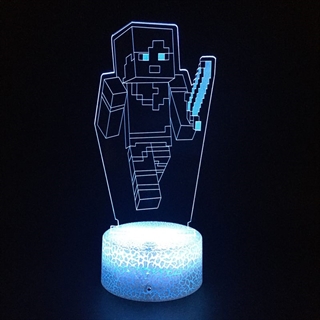 Minecraft 3D lampe
