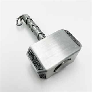 Mjolnir hammer fidget spinner - sølvfarvet
