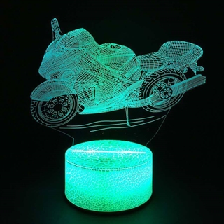 Motorcykel 3D lampe