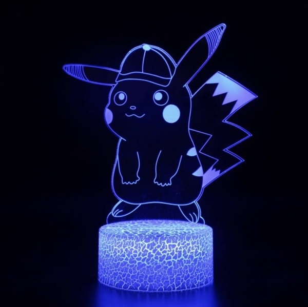 Pokemon Pikachu 3D lampe