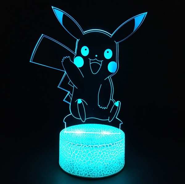 Pikachu 3D lampe