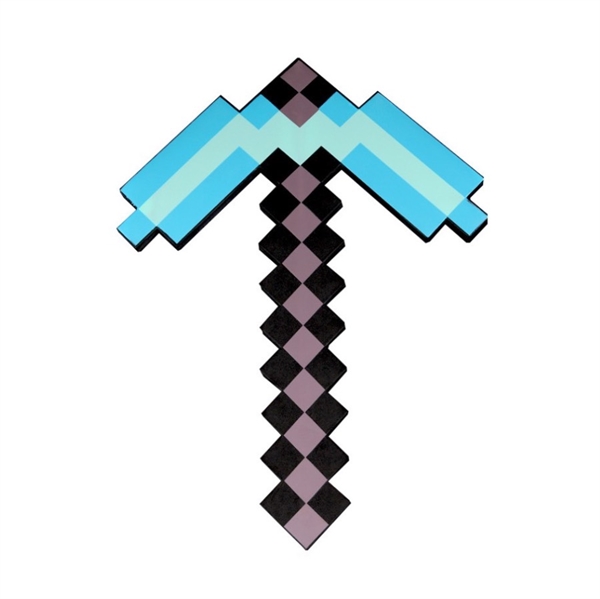 Pixel hakke i lyseblå – 45 cm