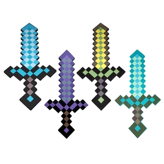 Pixel sværd i flere farver – 45 cm