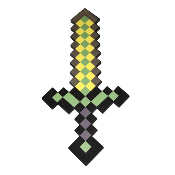 Pixel sværd i gul – 60 cm