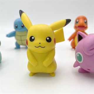 Pokémon-figurer - Sæt med 6 stk. - Perfekt gave til Pokémon-fans i alle aldre