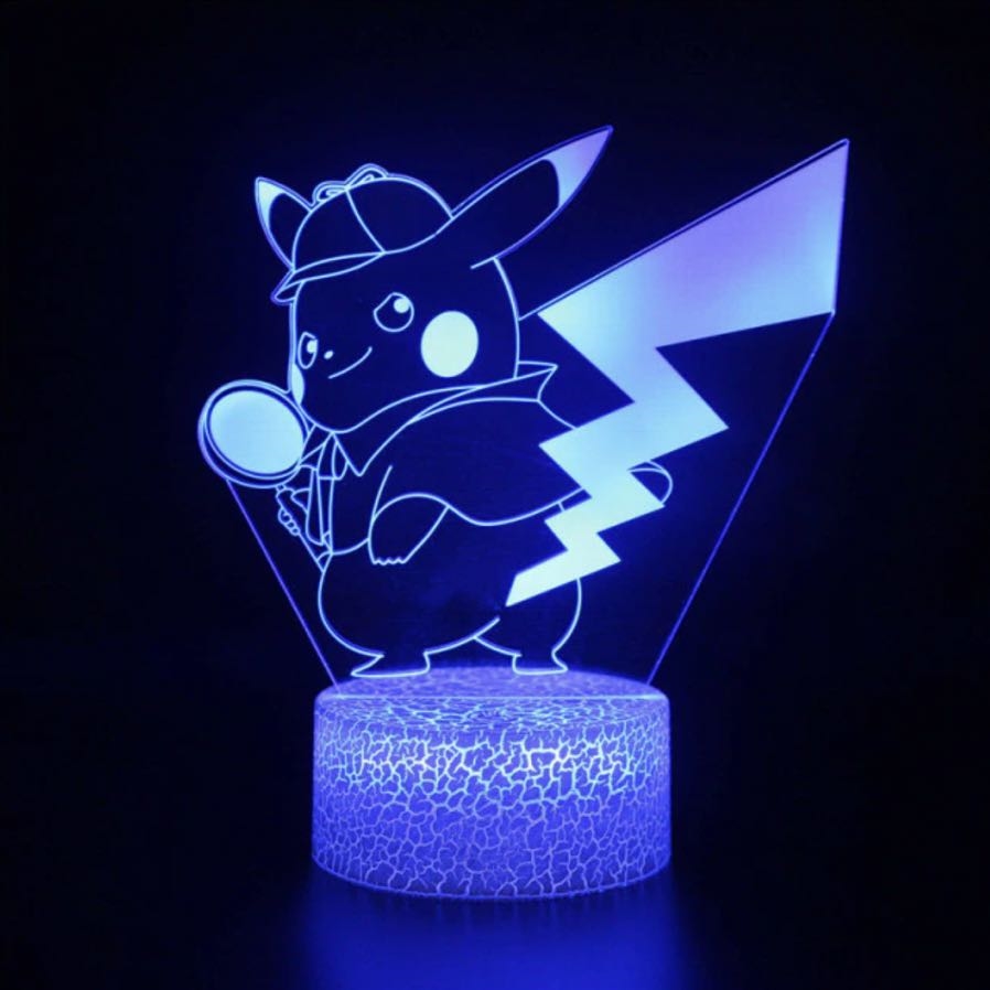 Pikachu 3D lampe - Natlampe - Køb online på
