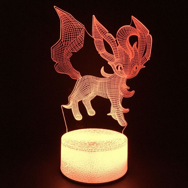 Pokemon 3D lampe - Flot natlampe ledide.dk