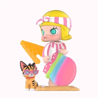 Pop Mart Molly surfer samlefigur