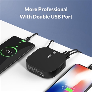 Powerbank med double USB port