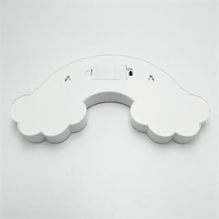 Regnbue LED-lampe med skyer