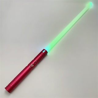 Star Wars lasersværd med 20 lysfarver og lydeffekter – Genopladeligt – 1 stk. med rødt håndtag