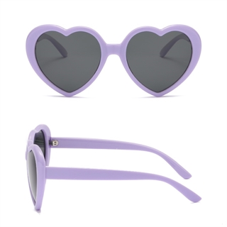 Søde børnesolbriller med polariserede linser – Lilla