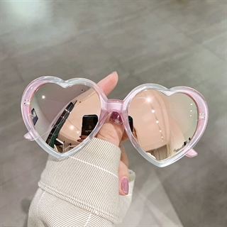 Søde børnesolbriller med polariserede linser – Lyserød