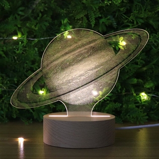 Saturn 3D lampe