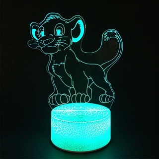 Lampe 3D Stitch qui saute