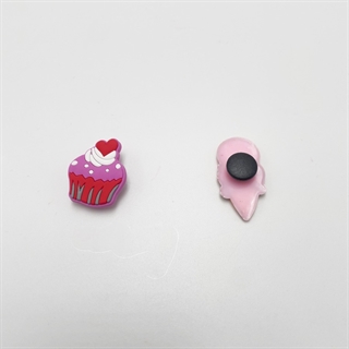 Søde dessert charms til Crocs – 5-pak