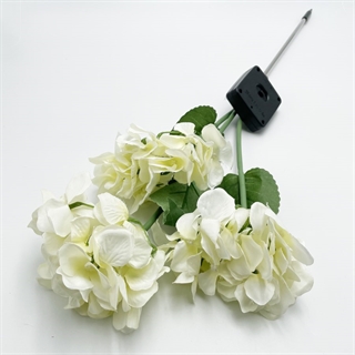 Solcelle LED hortensia blomst med multifarvet lys på spyd