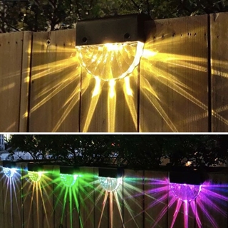 Solcelle væglampe med skal-design