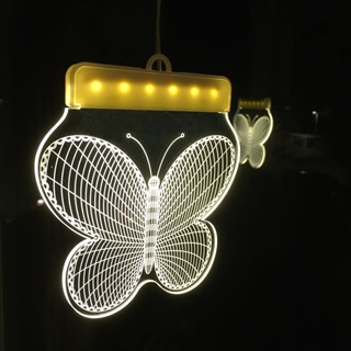 Sommerfugl 3D hængelampe