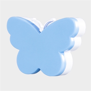 Sommerfugl natlampe med lyssensor - Blå