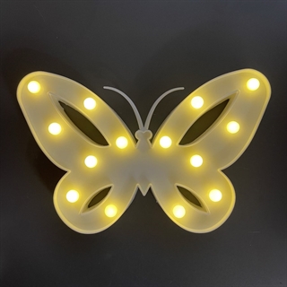 Sommerfugl LED dekorationslampe