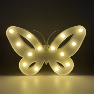 Sommerfugl LED dekorationslampe