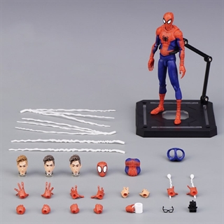 Spiderman figur med stand -15 cm høj