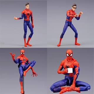 Spiderman figur med stand 