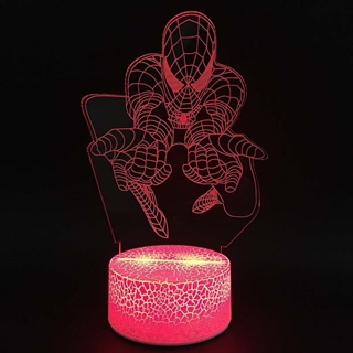 Spiderman 3D lampe