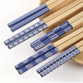Spisepinde - 5 sæt - Bambus