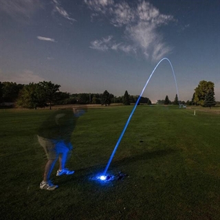 LED oplyste golfbolde blåt lys