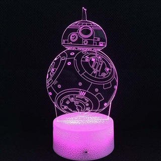 BB8 Star Wars 3D lampe