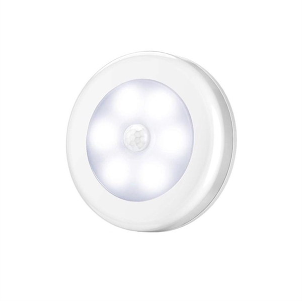 Stick-on magnet LED natlampe med bevægelsessensor - Hvidt lys