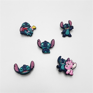 Stitch charms til Crocs – 5-pak