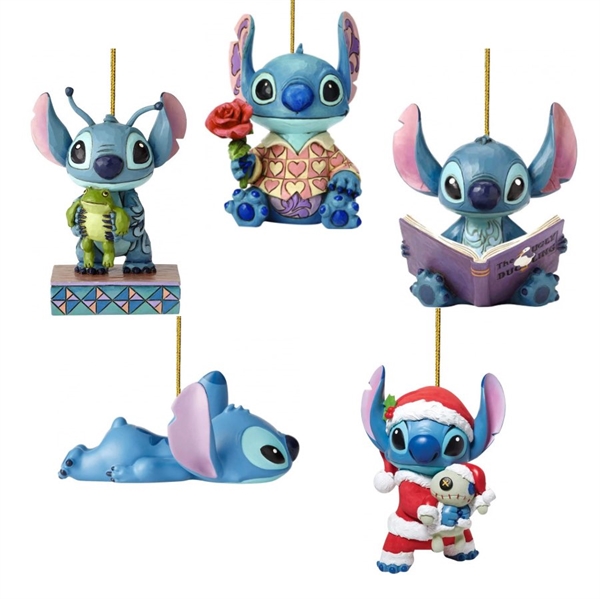 Stitch ophæng – sød julepynt og bildekoration – flere varantier