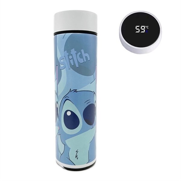 Stitch termoflaske med temperaturdisplay - 500 ml