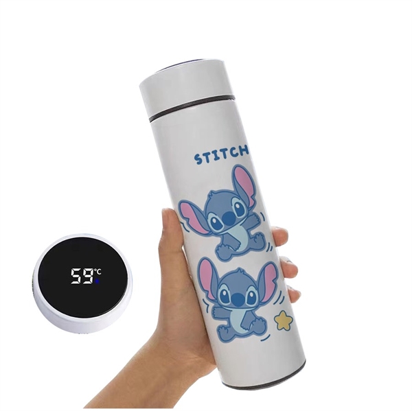 Stitch termoflaske med temperaturdisplay - 500 ml