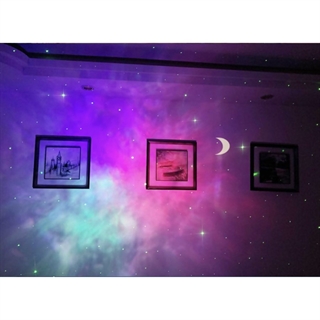 Stjernehimmel lampe med Bluetooth-højttaler 