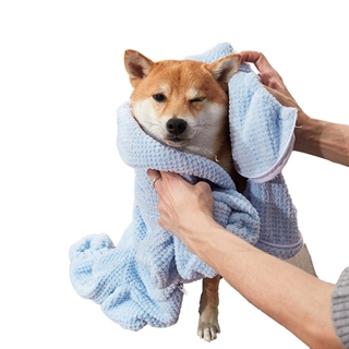 Badekåbe til hund - absorberende tørredragt