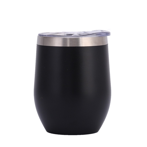 Termobæger i rustfrit stål - 360 ml - sort