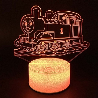 Thomas tog 3D lampe