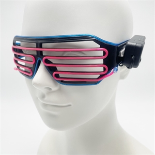 Trådløs gitterbrille i forskellige lysfarver til fest