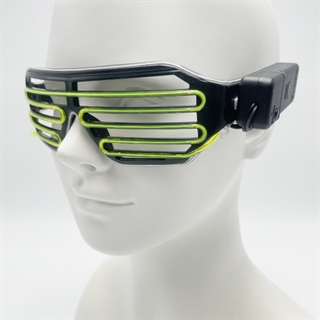 Trådløs gitterbrille i forskellige lysfarver til fest