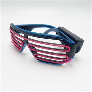 Trådløs gitterbrille i forskellige lysfarver til fest - stil 2
