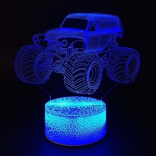 Traktor 3D lampe