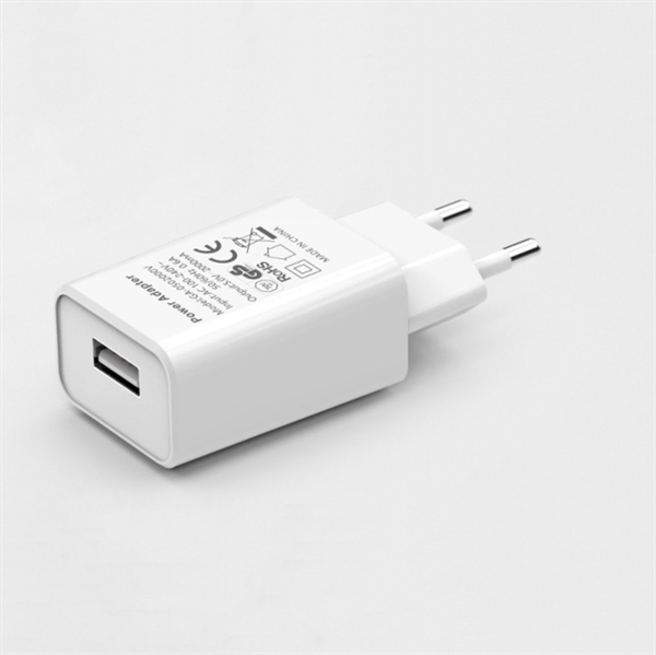 USB oplader - 2A - 10 W - Hvid